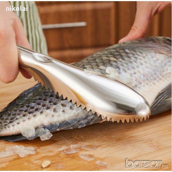 Нож за риба - за лесно премахване на люспите, снимка 1