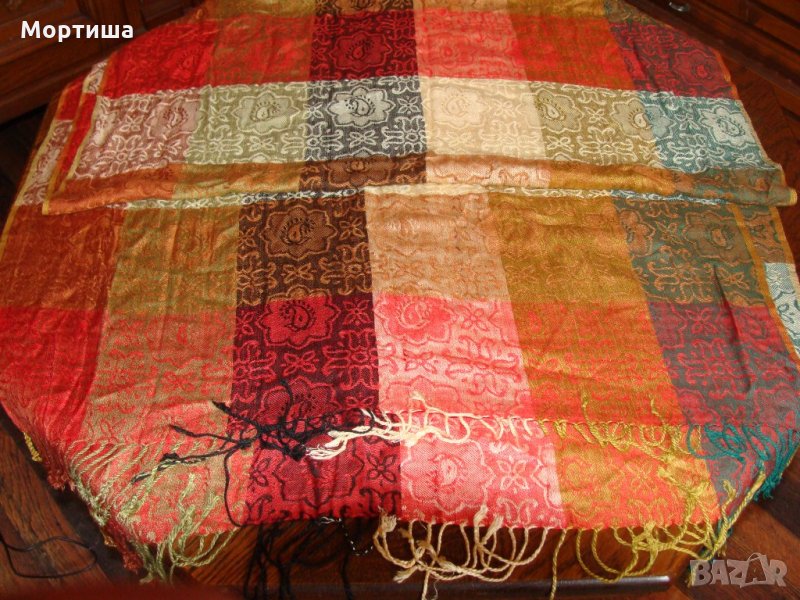 100% кашмир шал парео , снимка 1