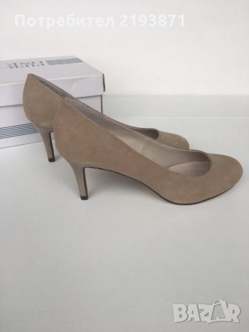 Нови естествена кожа набук обувки Pier One номер 37, снимка 4 - Дамски елегантни обувки - 24652919