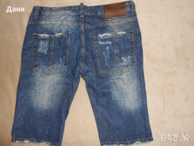  Dsquared2 къси  дънкови пантлони , снимка 8 - Къси панталони - 25477800
