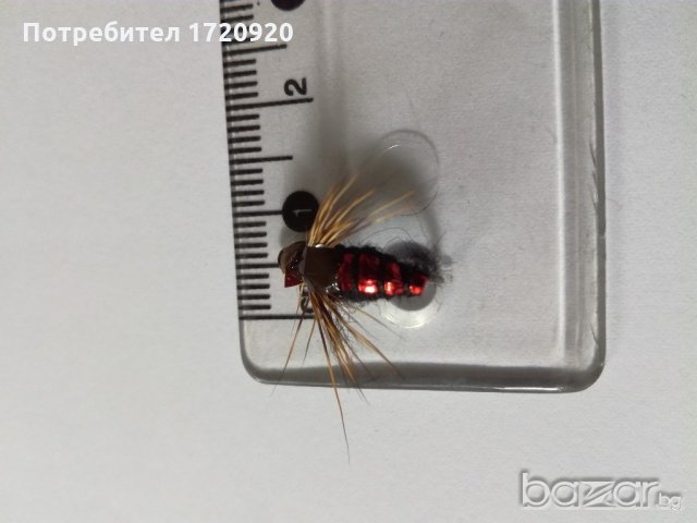 Изкуствени мухи, скакалци, бръмбари и ларви, снимка 16 - Въдици - 18620234