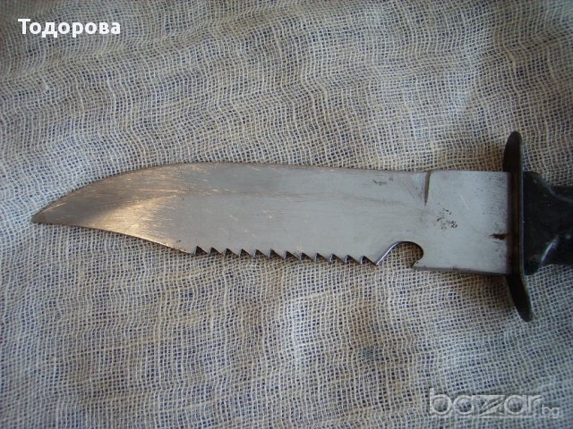 Военен десантен нож с компас, снимка 3 - Антикварни и старинни предмети - 15647335