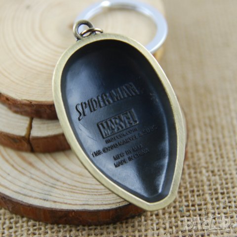 🕸️ Spiderman Колие масивно голямо - Човека Паяк / ключодържател, снимка 2 - Колиета, медальони, синджири - 23312693