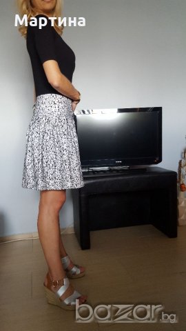 Рокля черно-бяла, снимка 3 - Рокли - 18583656