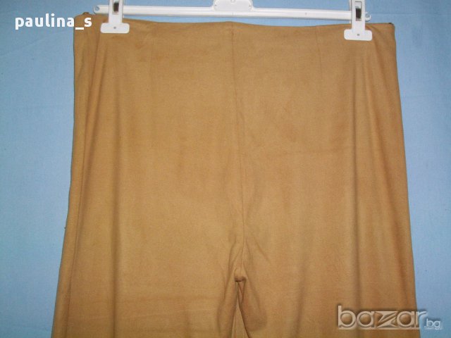 Еластични велурени / кадифени бермуди / голям размер / широк крачол , снимка 2 - Къси панталони и бермуди - 14668788