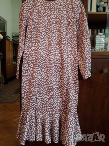 Дамска тънка лятна рокля с дълъг ръкав, снимка 2 - Рокли - 25439996