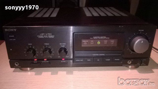 sony ta-v701 stereo amplifier-japan-внос швеицария, снимка 2 - Ресийвъри, усилватели, смесителни пултове - 12616764