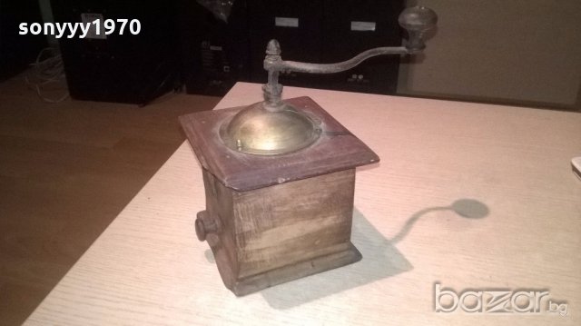 френска ретро мелница 20х14х14см-внос от франция, снимка 7 - Антикварни и старинни предмети - 19434827