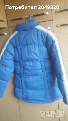 синьо зимно яке, снимка 2 - Якета - 22825070