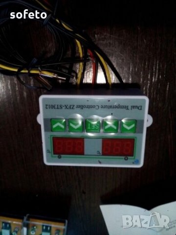 Термостат с две температурни зони с два сензора термостат контролер за соларна система, снимка 4 - Друга електроника - 24468593