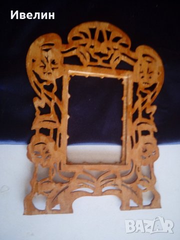 стара ажурна рамка от дърво, снимка 4 - Антикварни и старинни предмети - 22329154