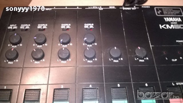 Yamaha km602 made in japan-mixer-внос швеицария, снимка 12 - Ресийвъри, усилватели, смесителни пултове - 16067255