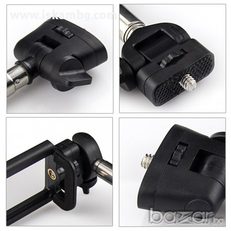 Пръчка за Селфи + блутут дистанционно, снимка 4 - Калъфи, кейсове - 13433940