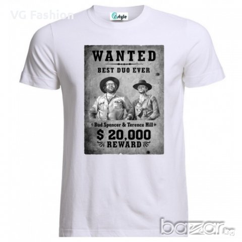 Мъжка Тениска Bud Spencer And Terence Hill Cult Movie, снимка 1