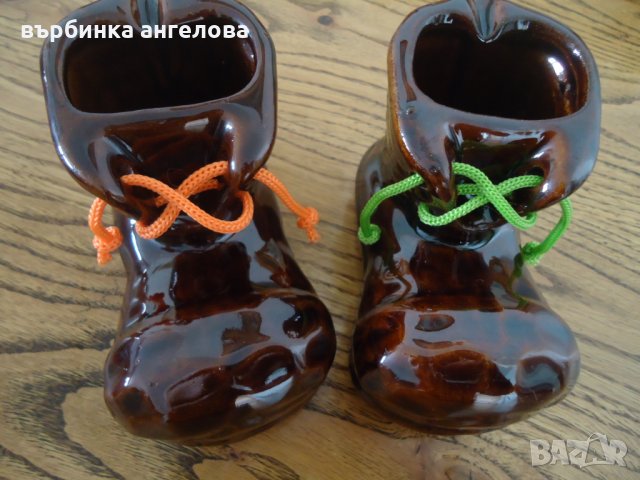 Керамични обувки пепелници, снимка 6 - Колекции - 24310666