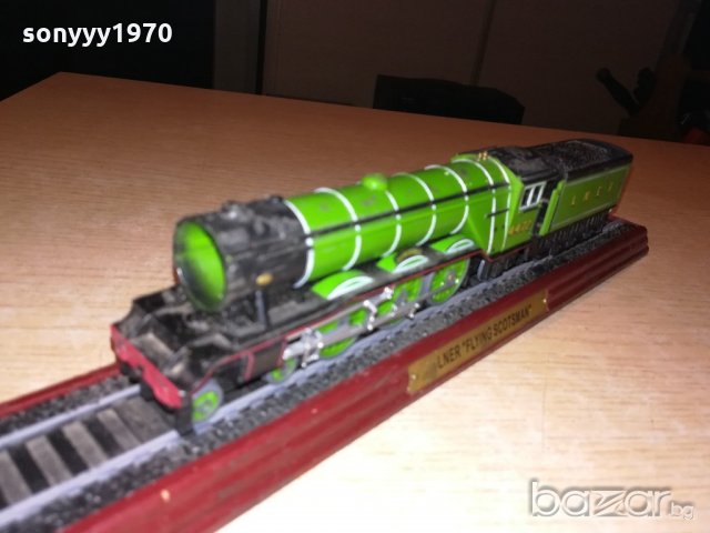 lner flying scotsman-ретро колекция-внос швеицария-30х6х5см, снимка 3 - Колекции - 20894089