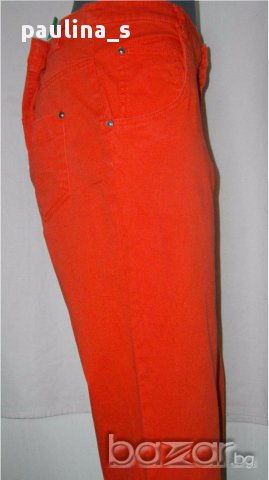 Маркови дънки в оранжево "Basic colection"clothing / оранжеви дънки / голям размер, снимка 3 - Дънки - 14622122