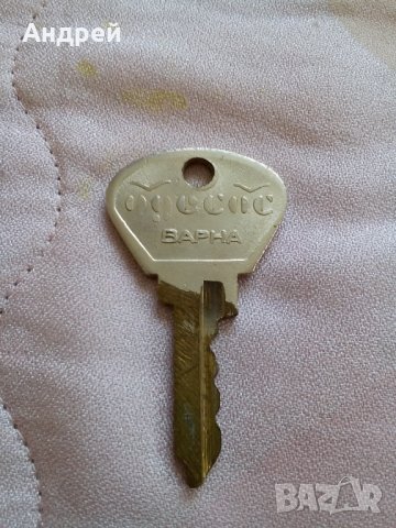 Стар контактен ключ ОДЕСОС ВАРНА, снимка 3 - Антикварни и старинни предмети - 23022397