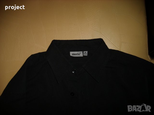 Indentic Оригинална Дизайнерска  риза Уникат.Като нова размер м 39-40, снимка 8 - Ризи - 24161329