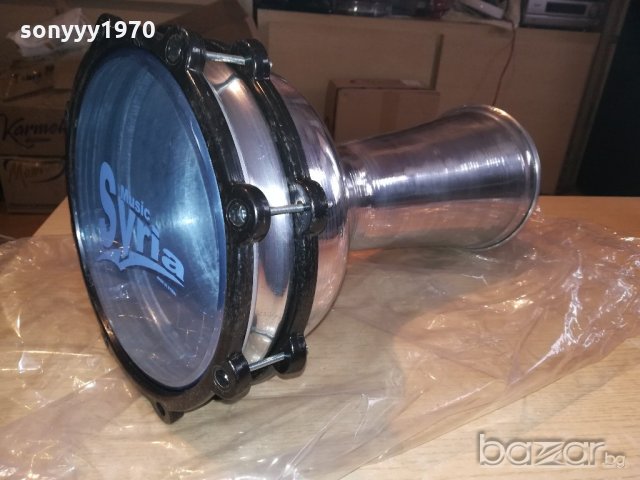 ПАРТИ ТУПАЛКА 40х25см-алуминиева-нова голяма-от сирия, снимка 3 - Ударни инструменти - 20272444