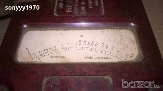 МЕГЕР-megger-made in england-ретро колекция-внос англия, снимка 6 - Колекции - 19707257