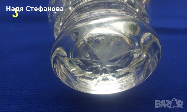 Кристални вазички 3 различни, снимка 11 - Вази - 25646032