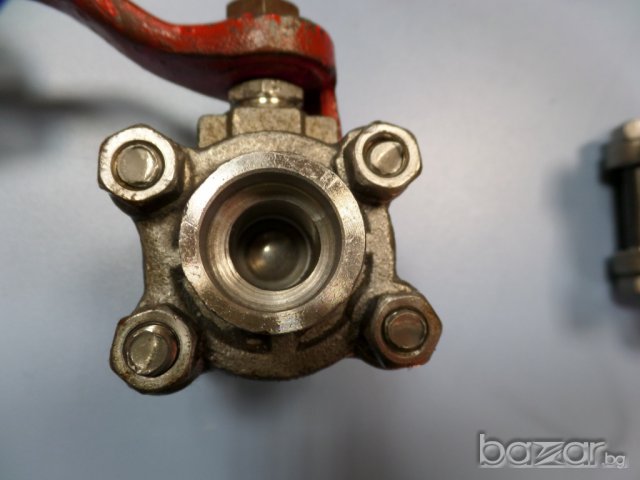 Кран Сферичен Неръждаем, снимка 6 - Резервни части за машини - 9580885