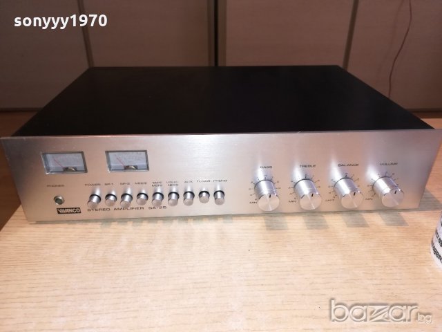 vivanco stereo amplifier-made in japan-от швеицария, снимка 3 - Ресийвъри, усилватели, смесителни пултове - 21410513