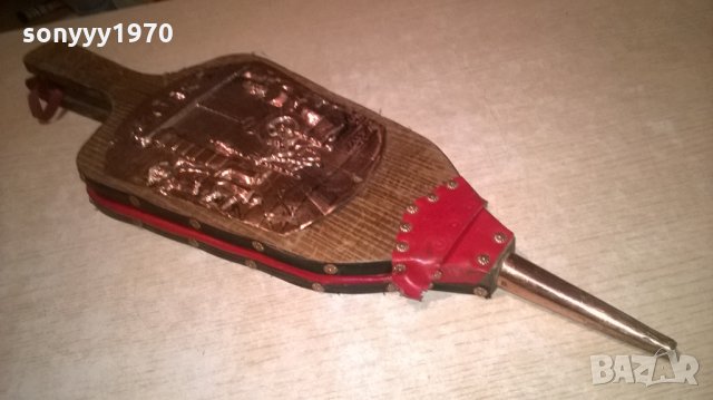 АНТИК-духало за камина-55х18см-внос швеицария, снимка 2 - Колекции - 26177962