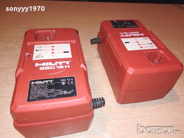 hilti-charger-2бр-внос швеицария, снимка 4 - Други инструменти - 20765478