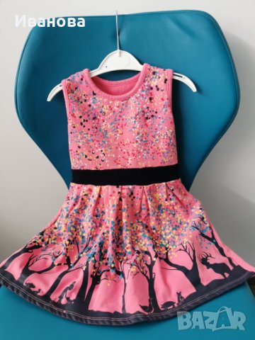 Официална детска рокля на цветя с болеро, снимка 2 - Детски рокли и поли - 25379752