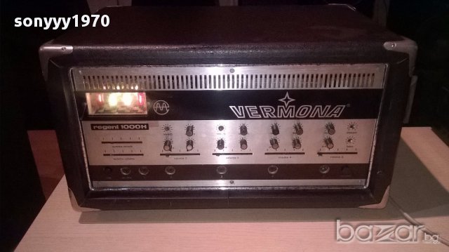 Vermona regent 1000h-made in ddr-внос швеицария, снимка 4 - Ресийвъри, усилватели, смесителни пултове - 13104287