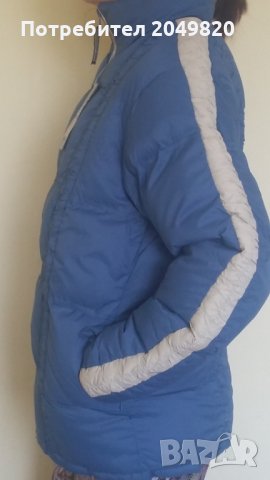 синьо зимно яке, снимка 4 - Якета - 22825070