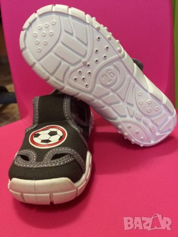 Обувка за момче Вигами от естествен памук, снимка 3 - Бебешки обувки - 23555461