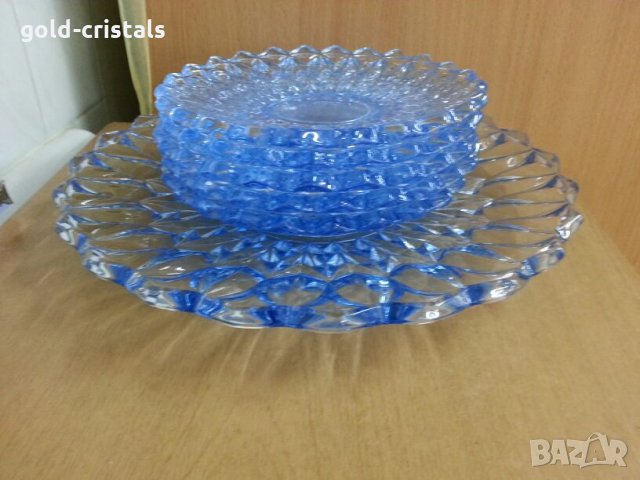 кристални чинии, снимка 1 - Антикварни и старинни предмети - 25520281