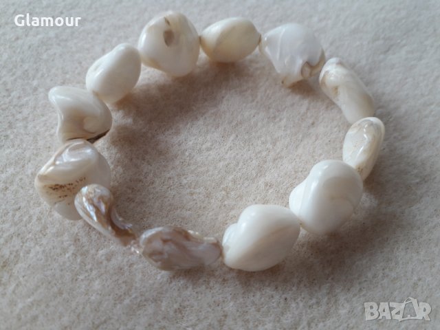 Седефена гривна с обеци, снимка 4 - Гривни - 24938635