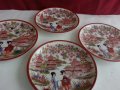 рисувани чинийки японски фин  порцелан , снимка 7