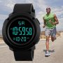 Нов спортен часовник хронометър и други функции черен 51мм