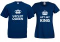 тениски за двоики "моят крал и моята кралица" , снимка 3