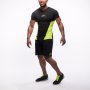 Маркови тениски за фитнес Gym Aesthetics Черно със Зелено, снимка 4