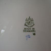 Vintage първокласен порцелан сервиз изработен в Дания , снимка 13 - Сервизи - 25187765