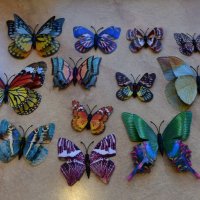 3D пеперуди за декорация с двойни крила СВЕТЕЩИ, снимка 2 - Декорация за дома - 25424987
