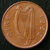 1 пени 1996, Ирландия, снимка 2 - Нумизматика и бонистика - 14453723