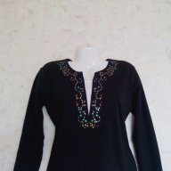 Petite,прекрасна блуза с камъни, размер М , снимка 5 - Блузи с дълъг ръкав и пуловери - 18363088