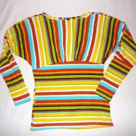 Блузка в свежи цветове, снимка 1 - Блузи с дълъг ръкав и пуловери - 13883676