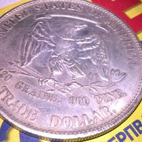 *trade dollar-1879-4.5см-внос швеицария, снимка 1 - Колекции - 23539814
