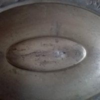 стара посребрена купа арт деко, снимка 4 - Антикварни и старинни предмети - 25513344