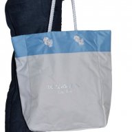  Чанта Dolce & Gabbana D&G Light Blue Shopper Bag, оригинал , снимка 4 - Чанти - 15187032