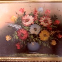 Продавам картини с цветя с маслени бои върху платно , снимка 7 - Картини - 23578048