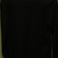 M черна дамска памучна блуза дълъг ръкав дамски памучни блузи дълги ръкави, снимка 2 - Блузи с дълъг ръкав и пуловери - 7288048